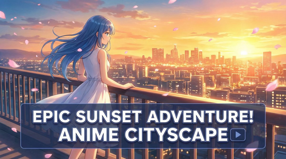 媚黑原创动漫-黄昏城市物语